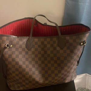💯 authentic neverfull GM damier ebene